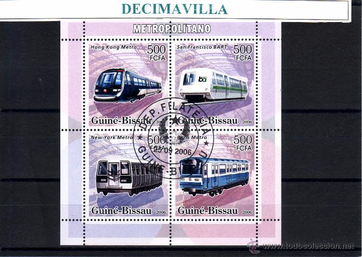 Sellos: L657, GUINEA BISSAU, 2006, METROPOLITANOS - Foto 1