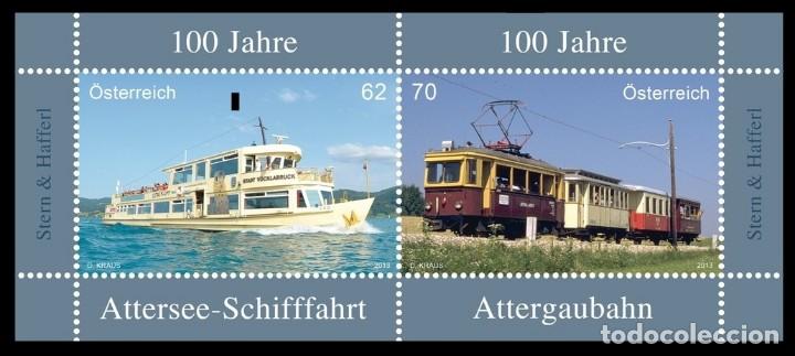 Sellos: AUSTRIA 2013 - CENTENARIO DEL TREN ATTERSEE-SCHIFFAHRT - Foto 1