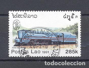 Sellos: LAOS, TRENES - Foto 1