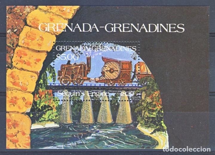 Sellos: GRENADA GRENADINES 1984 - TREN - YVERT HB-84** - Foto 1