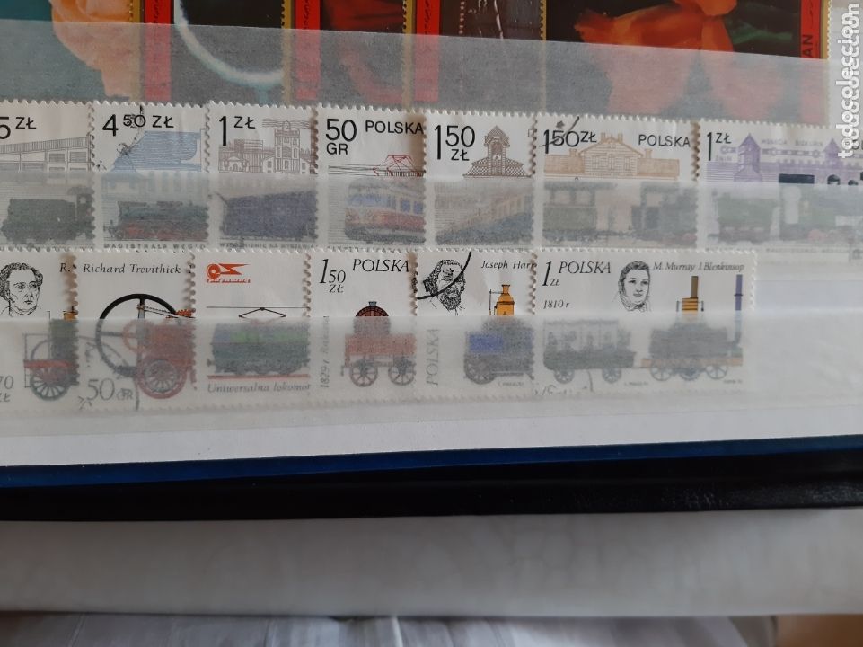 Sellos: Polonia trenes - Foto 1
