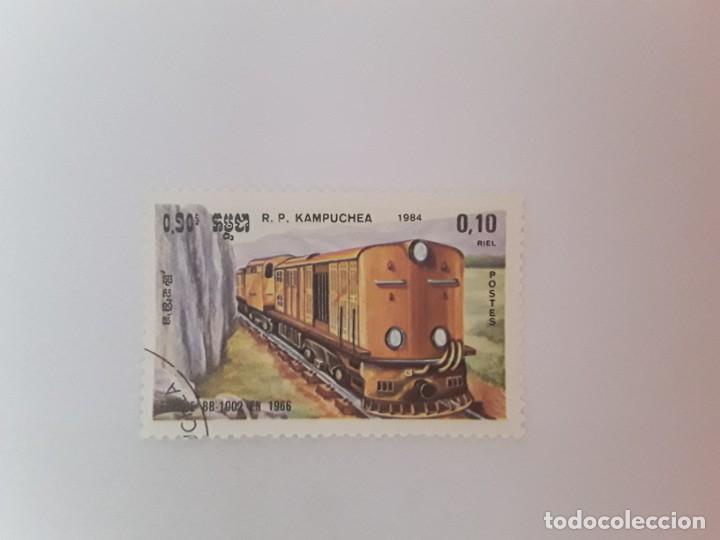 Sellos: TEMA TRENES SELLO USADO - Foto 1