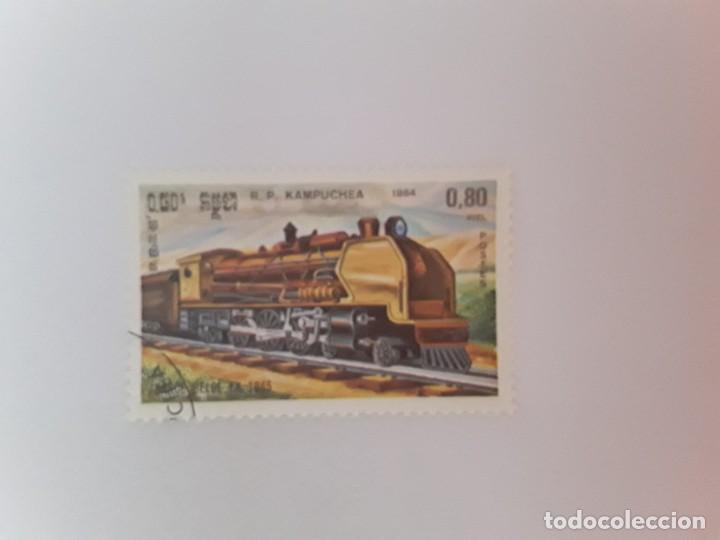 Sellos: TEMA TRENES SELLO USADO - Foto 1