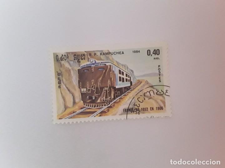 Sellos: TEMA TRENES SELLO USADO - Foto 1