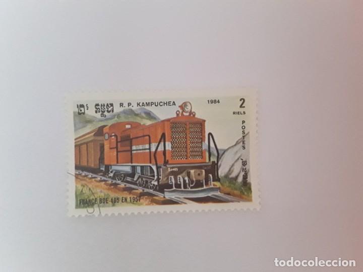 Sellos: TEMA TRENES SELLO USADO - Foto 1