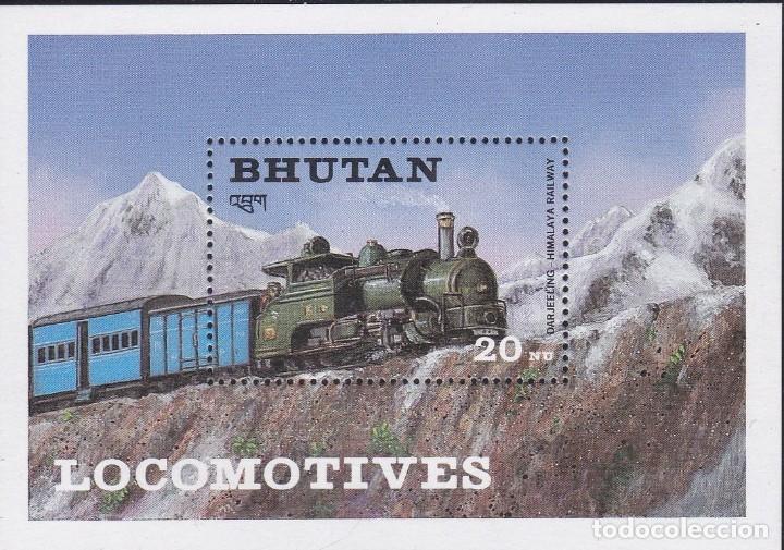 Sellos: butan 1998 tren ferrocarril - Foto 1