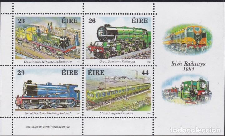 Sellos: Irlanda 1984 tren ferrocarril - Foto 1