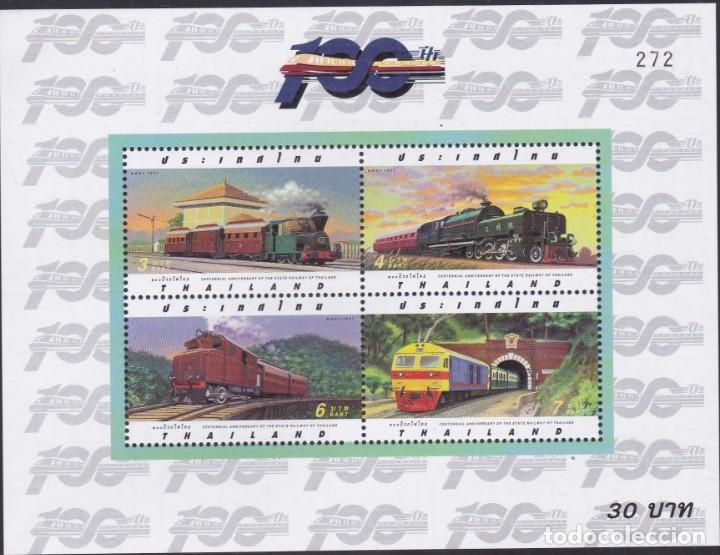 Sellos: Tailandia 1997 tren ferrocarril - Foto 1