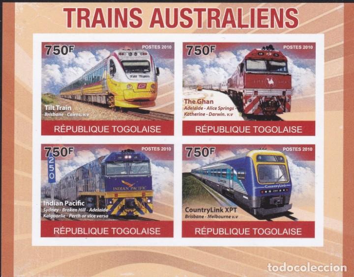 Sellos: Togo 2010 tren ferrocarril - Foto 1