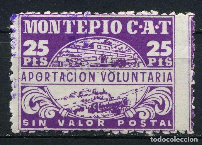 Sellos: ESPA&Ntilde;A. MONTEP&Iacute;O CAT. 25 PTS. - Foto 1