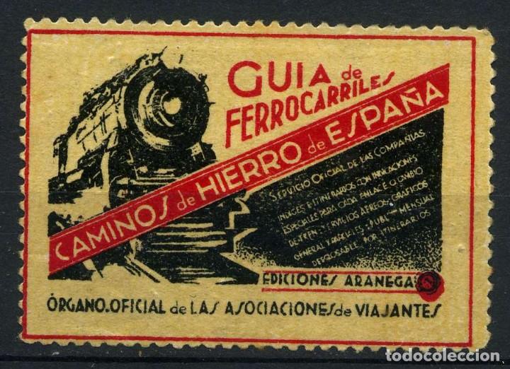 Sellos: ESPA&Ntilde;A. GU&Iacute;A DE FERROCARRILES EDICIONES ARANEGA - Foto 1