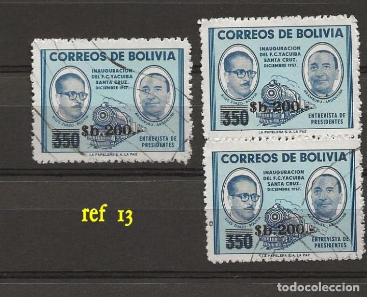 Sellos: LOTE 4 SELLOS TEMA TRENES - Foto 3