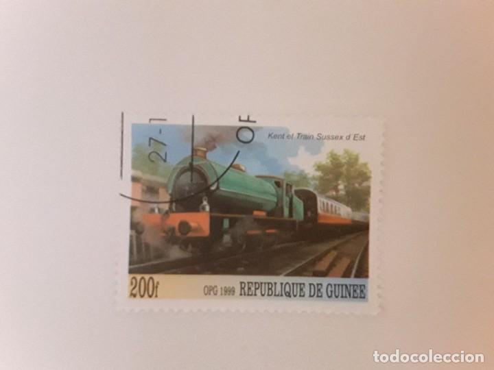 Sellos: TEMA TRENES SELLO USADO - Foto 1
