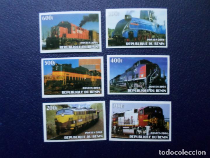 Sellos: .benin, 2004, locomotoras - Foto 1