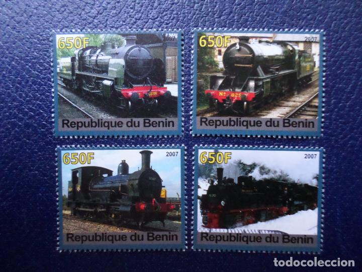Sellos: .benin, 2007, locomotoras - Foto 1