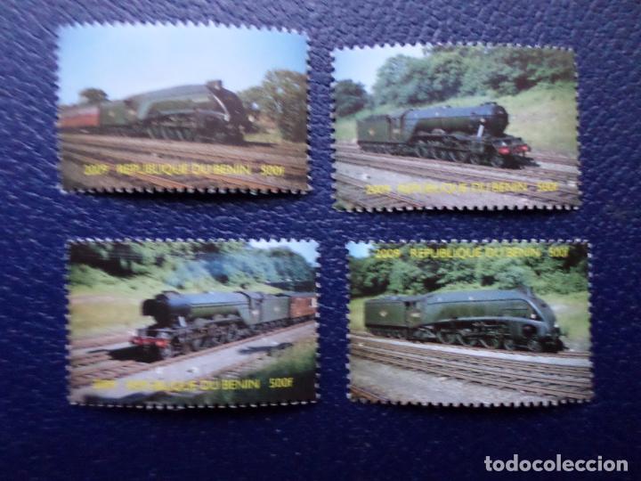 Sellos: .benin, 2009, locomotoras - Foto 1
