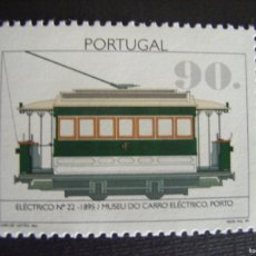 Sellos: PORTUGAL Nº YVERT 2044** AÑO 1995,CENTENARIO TRANVIO ELECTRICO EN PORTUGAL. SELLO CON CHARNELA