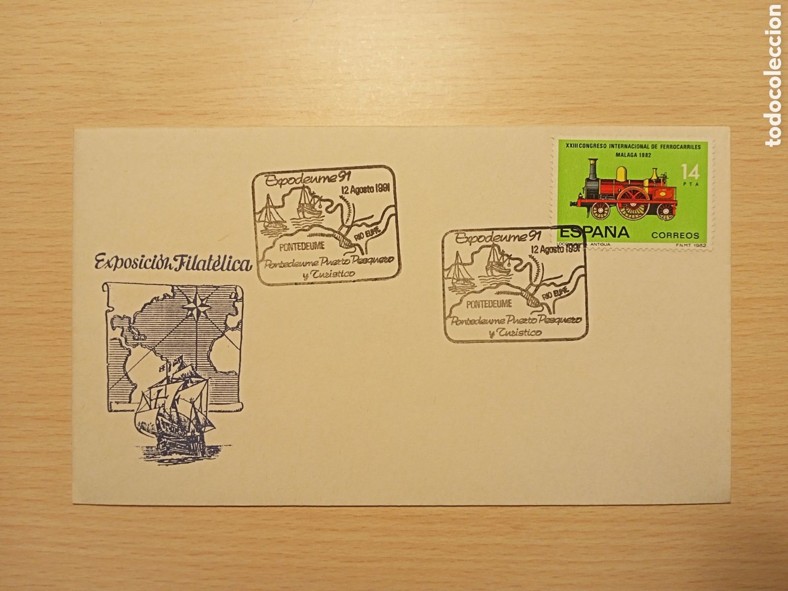 Sellos: Sobre Expodeume Pontedeume (1991) - Foto 1