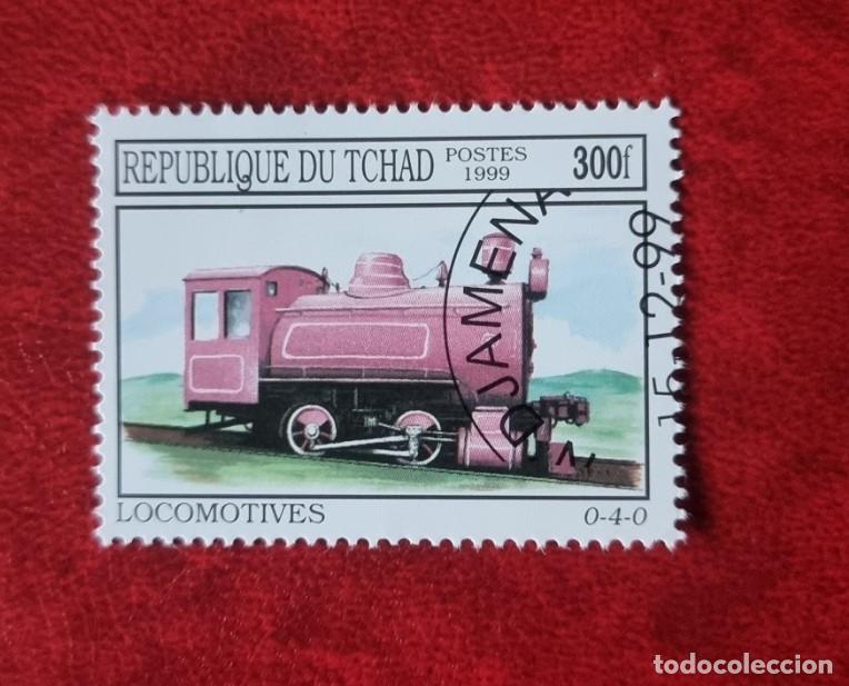 Sellos: SELLO USADO TCHAD 1999 TREN - Foto 1
