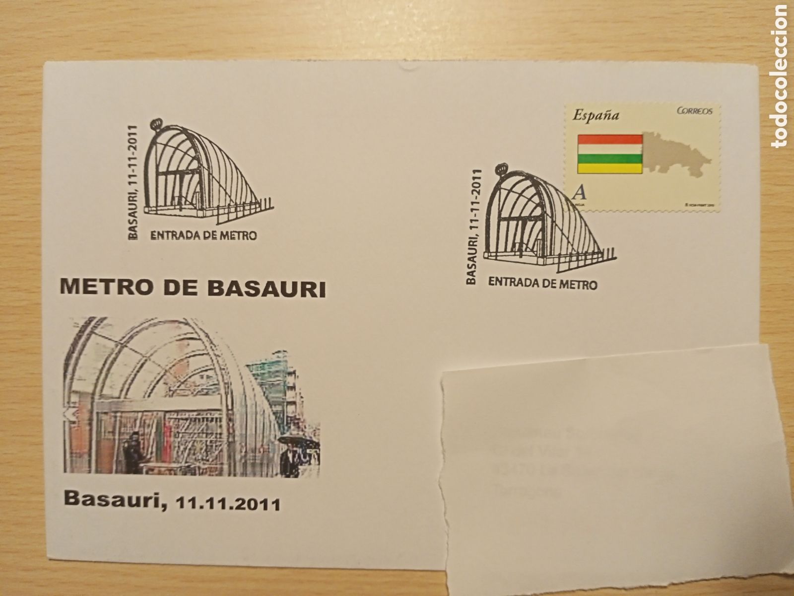 Sellos: Sobre Metro de Basauri (2011) - Foto 1