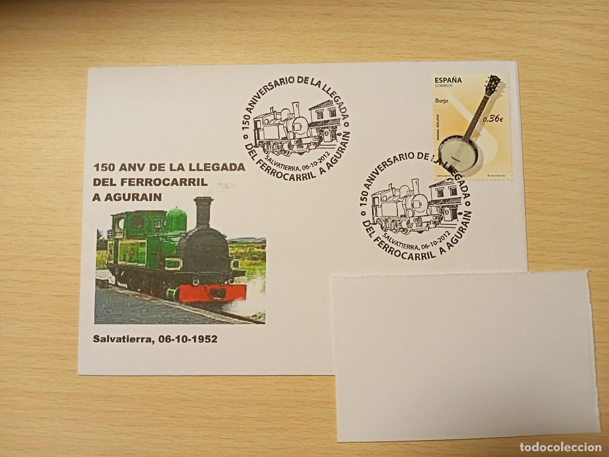 Francobolli: Sobre 150 aniv ferrocarril a Agurain (2012)