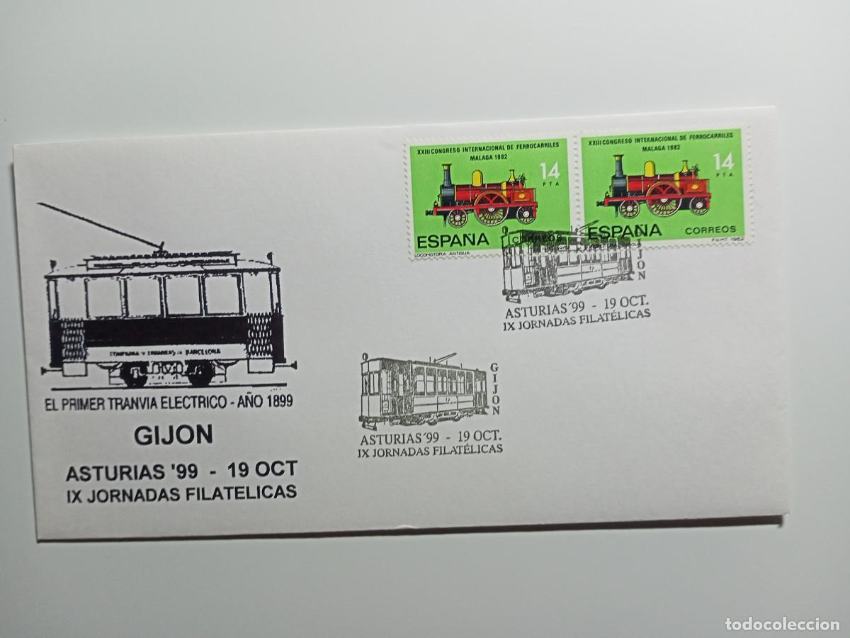 Sellos: Sobre tranv&iacute;a Gij&oacute;n (1999) - Foto 1