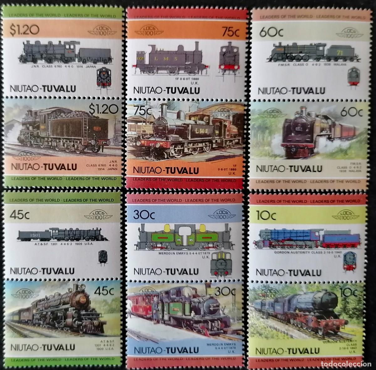 Sellos: NIUTAO 1985 - LOCOMOTORAS } - Foto 1