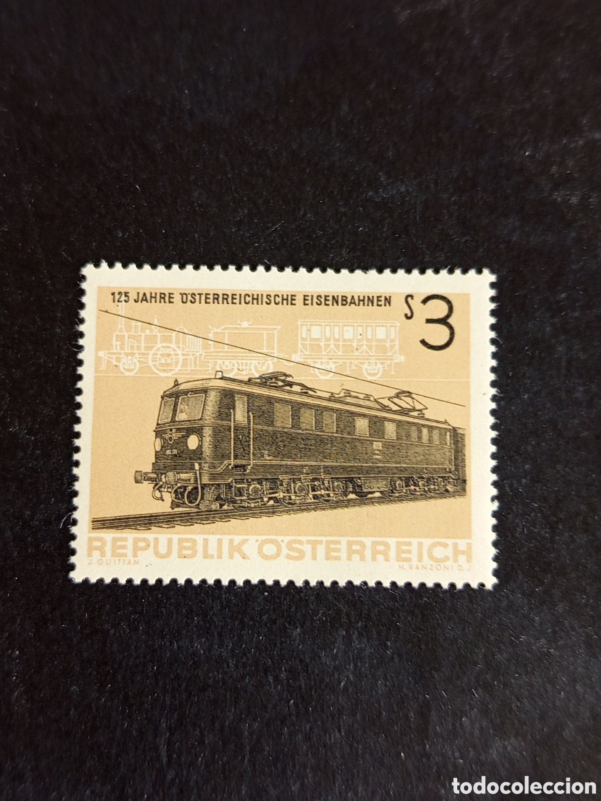 Sellos: AUSTRIA, 1962. Ferrocarril austriaco. Yvert 964. Ver fotos. Pedido m&iacute;nimo 3 &euro;. Serie completa