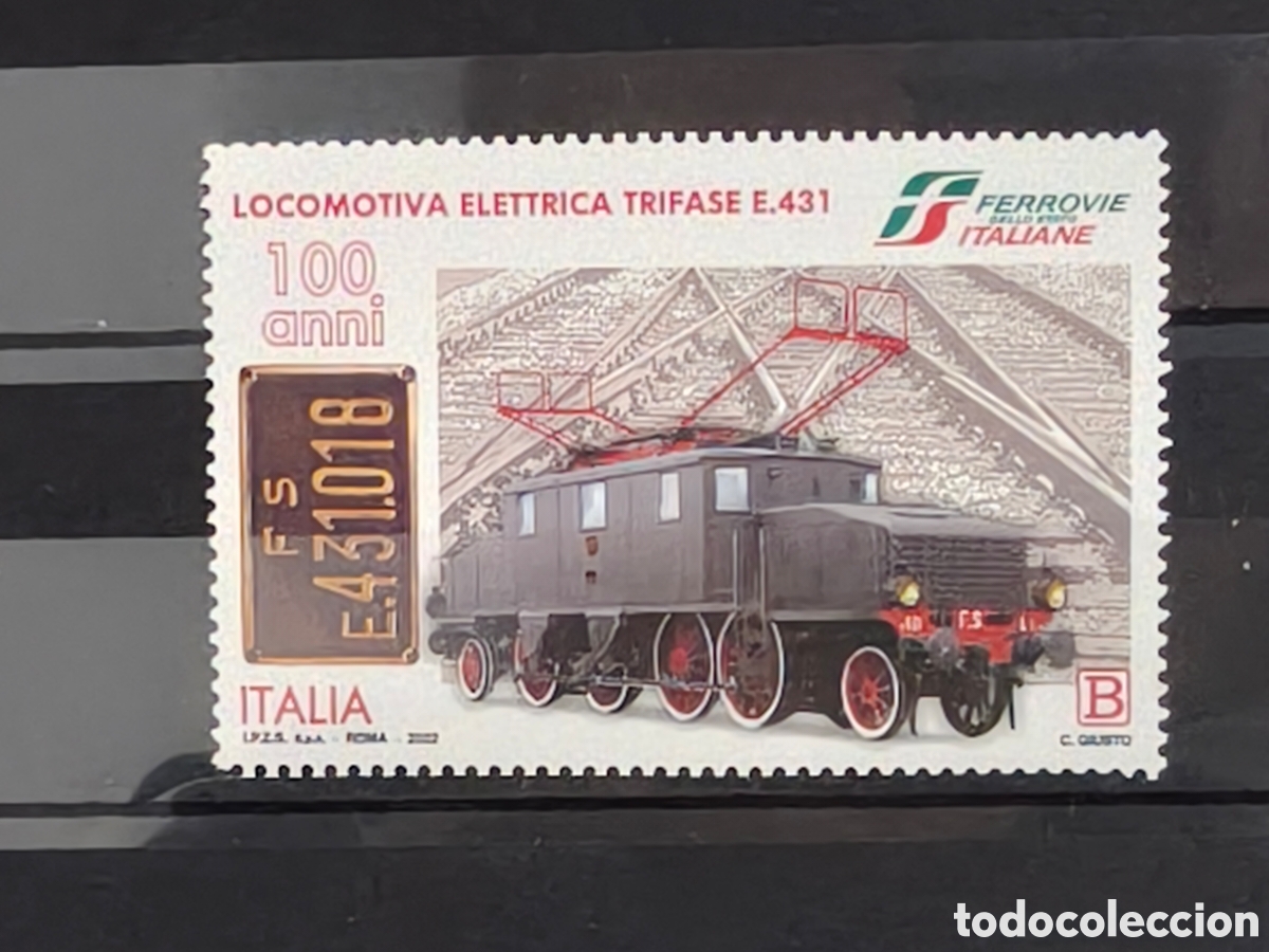 Sellos: Italia sellos trenes a&ntilde;o 2002 sellos Nuevos **
