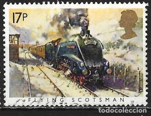 Sellos: Gran Breta&ntilde;a 1985 - Mi 1017 - YT 1168 - Locomotora &rdquo; Flying Scotsman &rdquo;