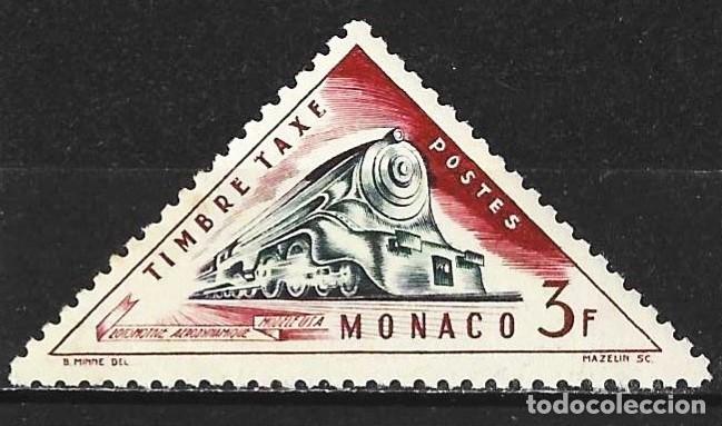 Selos: Monaco 1953 - Mi P 45 - YT T 43 - Locomotora - MNH** ( Sello de tassa )