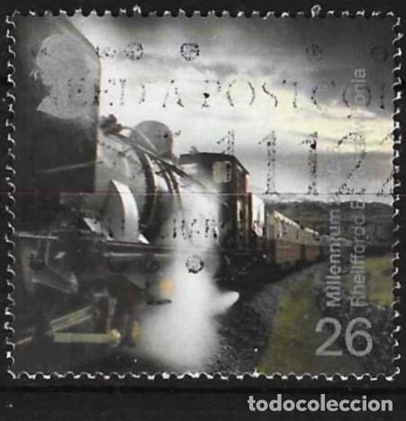 Sellos: Gran Breta&ntilde;a 2000 - Mi 1849 - YT 2151 - Tren