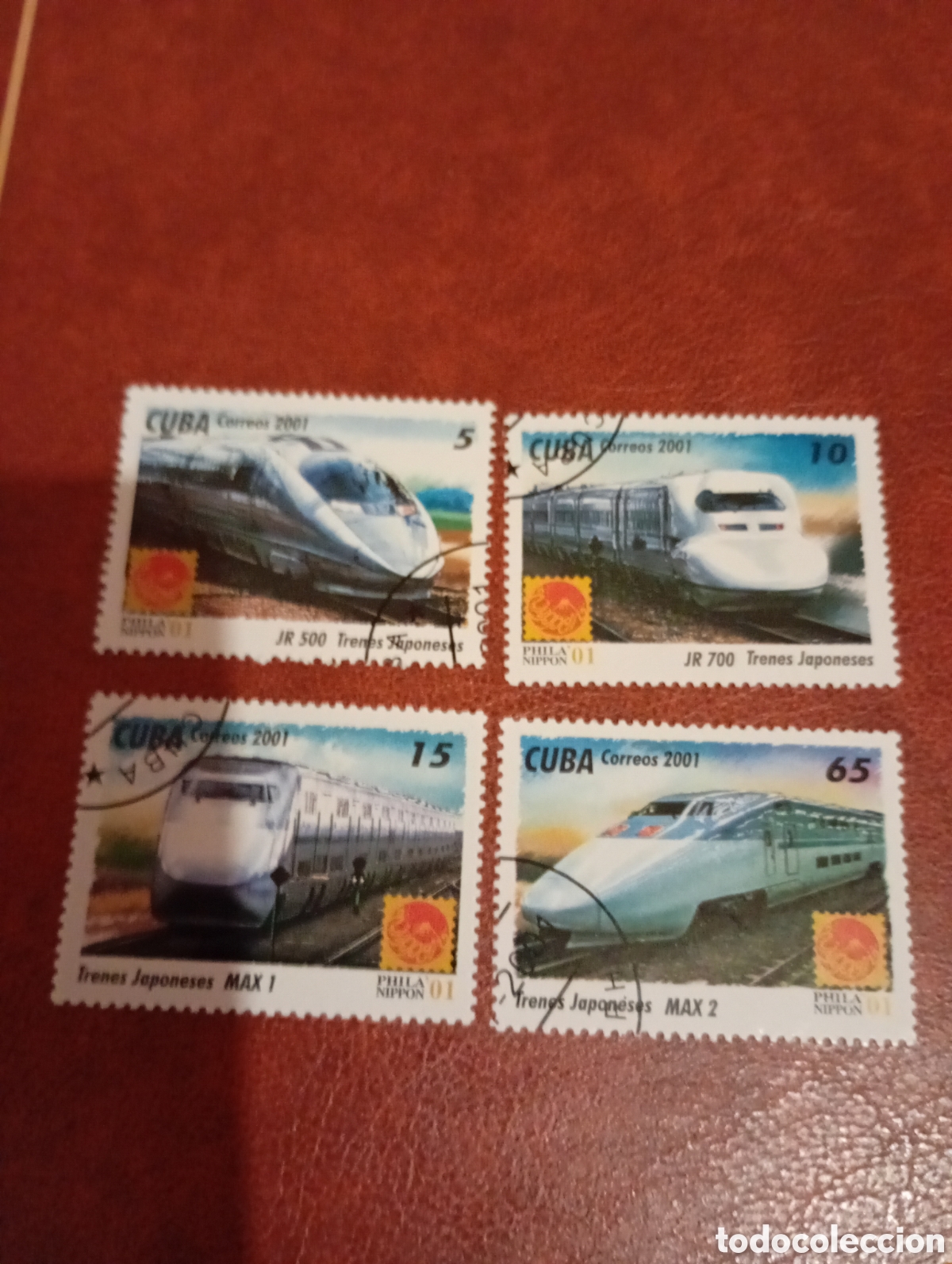 Sellos: Cuba 2001 trenes ...... - Foto 2