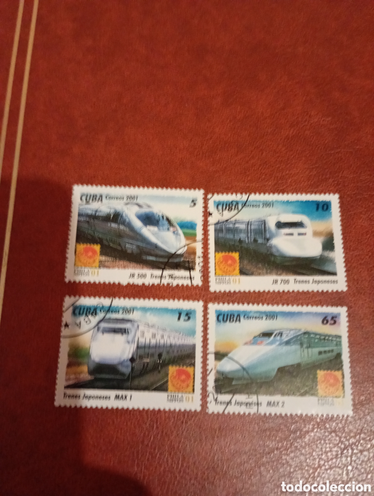 Sellos: Cuba 2001 trenes ......