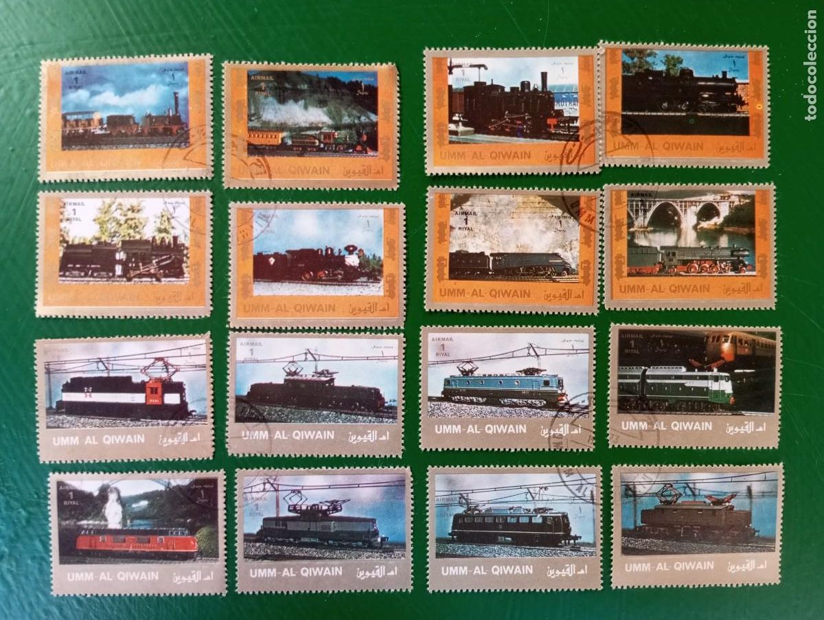 Sellos: TRENES, SERIE COMPLETA