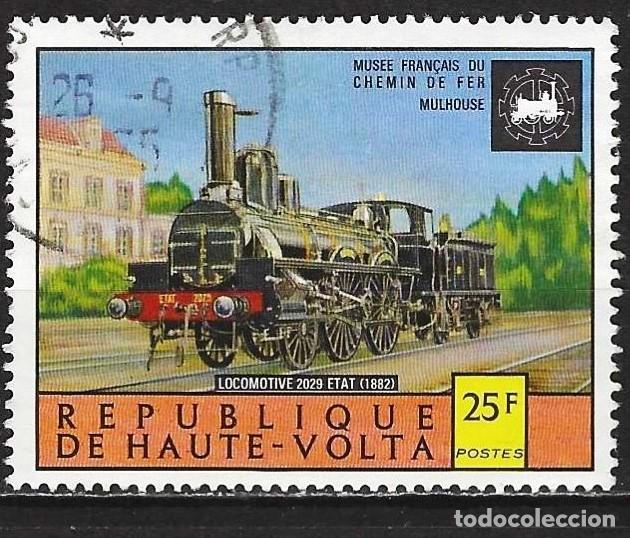 Sellos: Alto Volta 1975 - Mi 558 - YT 349 - Locomotora 2029 ETAT