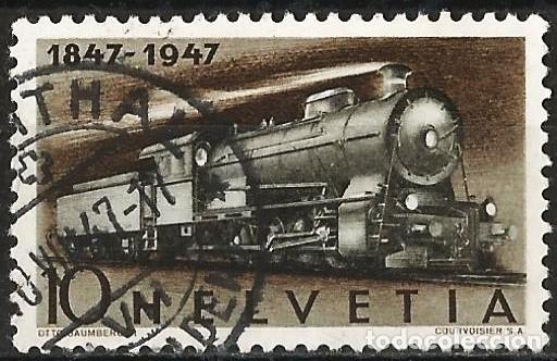 Sellos: Suiza 1947 - Mi 485a - YT 442 - Locomotora Serie C 5/6-2900