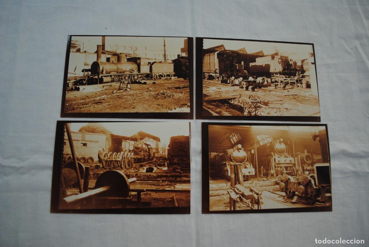 Sellos: MAQUINAS DE TRENES ANTIGUOS , FOTOS PARA COLECCION .
