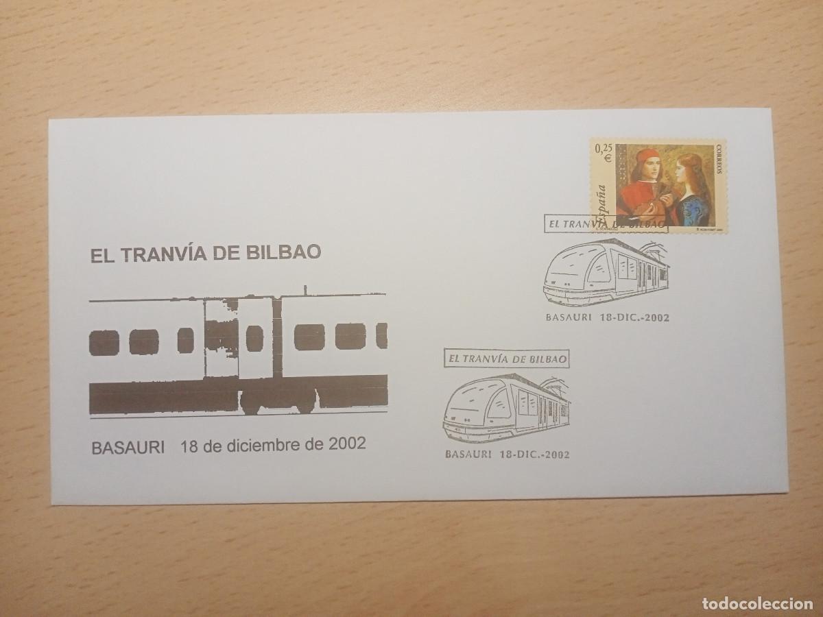 Sellos: Sobre tranv&iacute;a de Bilbao - Basauri (2002)