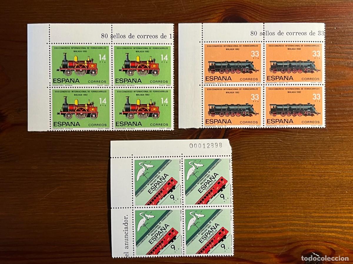 Sellos: LOTE SELLOS COLECCION XXIII CONGRESO INTERACIONAL DE FERROCARRILES