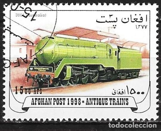 Timbres: Afganist&aacute;n 1998 - Mi 1773 - YT xxx - Locomotora australiana N&deg; 3801