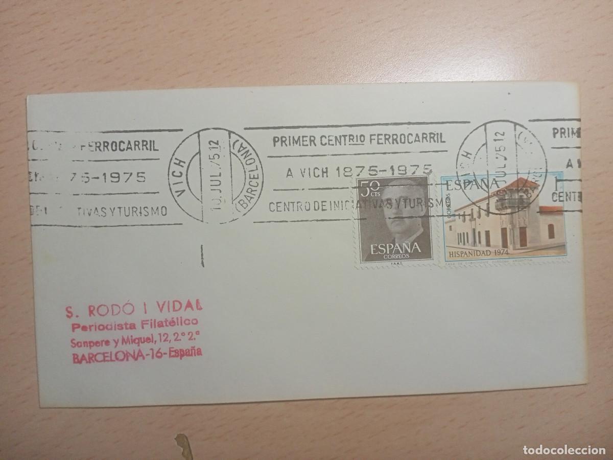 Timbres: Sobre centenario ferrocarril Vic (1975)