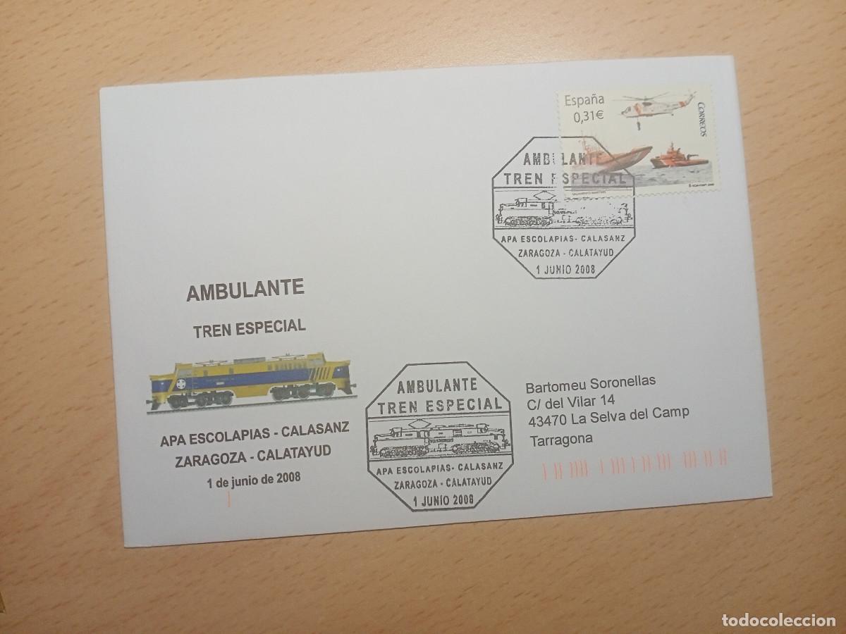 Timbres: Sobre tren ambulante Zaragoza - Calatayud (2008)