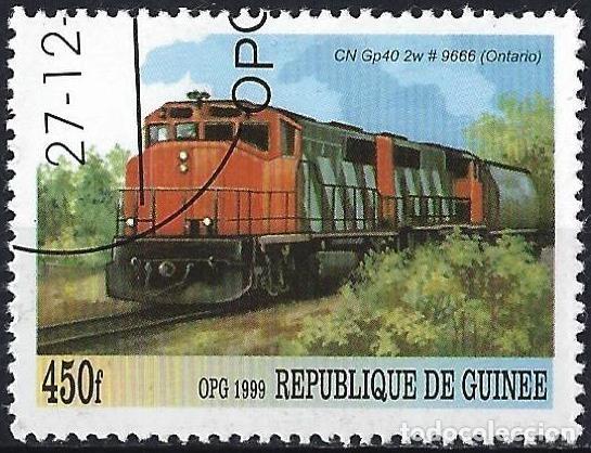 Sellos: Guinea 1999 - Mi 2726 - YT xxx - Locomotora