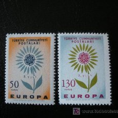 Sellos: TURQUIA 1964 IVERT 1697/8 *** EUROPA. Lote 15331507