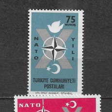 Sellos: TURQUÍA 1962 ** NUEVO OTAN - 2/31. Lote 152522726