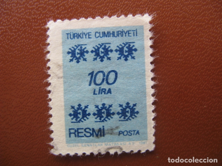 Sellos: turquia,1981* sello de servicio - Foto 1