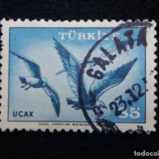 Sellos: TURQUIA, 35 KURUS, POSTAL AEREO, AÑO 1959, SIN USAR