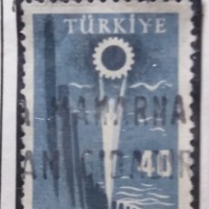 Sellos: TURQUIA, 40 KURUS, AÑO 1958, SIN USAR