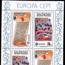 Sellos: CHIPRE TURCO, 1982 YVERT Nº HB 3 /**/, EUROPA, SIN FIJASELLOS. Lote 355858110